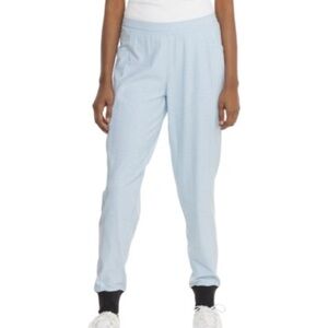 Oiselle Lux Track Pants Joggers Low Tide/White Women’s Size M